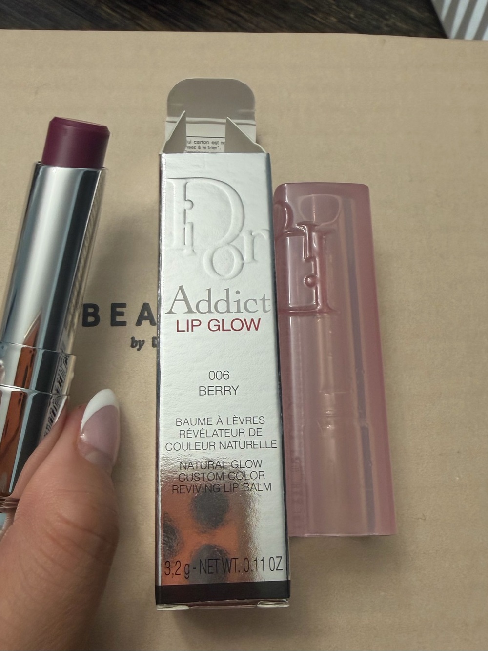 Christian Dior Addict Lip Glow Reviving Lip Balm - 006 Berry - New in Box